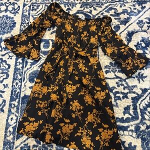 Floral Off-Shoulder Dress